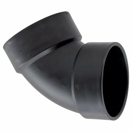 CHARLOTTE PIPE AND FOUNDRY ELBOW 60ABS DWV 4 in. HXH ABS003191200